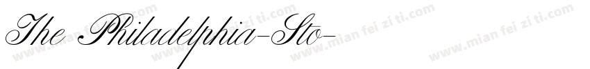 The Philadelphia-Sto字体转换